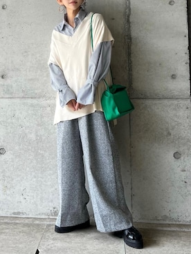 まゆ❤︎さん（レディース・156cm）の春コーディネート