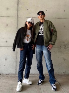 まゆ❤︎さん（レディース・156cm）の秋コーディネート