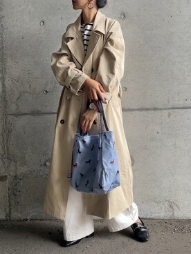 まゆ❤︎さん(レディース・156cm)の春コーディネート