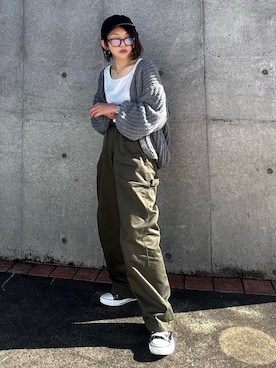 まゆ❤︎さん（レディース・156cm）の冬コーディネート