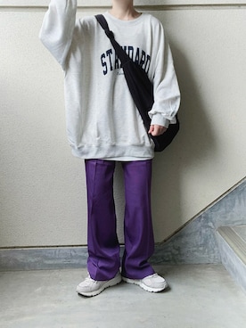 「NEW BALANCE（ニューバランス）の<New Balance (ニューバランス)>ML408 スニーカー（スニーカー）」を使った、あやたさん（レディース・152cm）の秋コーディネート