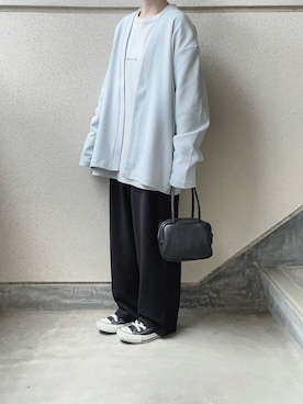 「reca（レカ）のアイテム（スラックス）」を使った、あやたさん（レディース・152cm）の春コーディネート