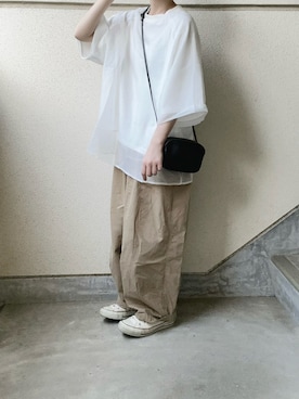 「アイテム（その他トップス）」を使った、あやたさん（レディース・152cm）の夏コーディネート
