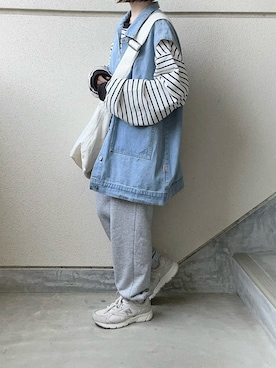 「Java（ジャバ）のアイテム」を使った、あやたさん（レディース・152cm）の春コーディネート