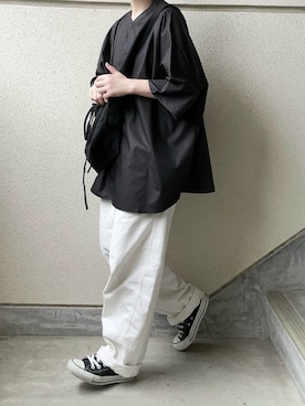「Libra Cue（リブラ キュー）のアイテム（パンツ）」を使った、あやたさん（レディース・152cm）の夏コーディネート