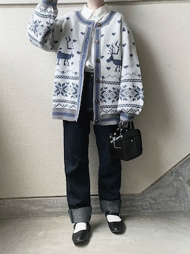 あやたさん（レディース・152cm）の冬コーディネート