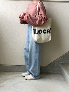 「CORNERS（コーナーズ）のアイテム」を使った、あやたさん（レディース・152cm）の秋コーディネート