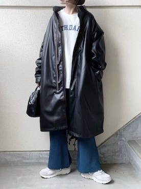 「NEW BALANCE（ニューバランス）の<New Balance (ニューバランス)>ML408 スニーカー（スニーカー）」を使った、あやたさん（レディース・152cm）の秋コーディネート