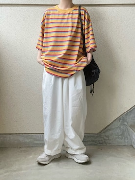 「Libra Cue（リブラ キュー）のアイテム」を使った、あやたさん（レディース・152cm）の春コーディネート