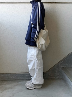 「NEW BALANCE（ニューバランス）の<New Balance (ニューバランス)>ML408 スニーカー（スニーカー）」を使った、あやたさん（レディース・152cm）の春コーディネート