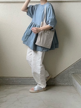 「reca（レカ）のアイテム（その他トップス）」を使った、あやたさん（レディース・152cm）の春コーディネート