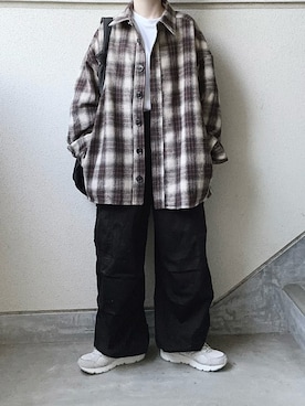 「WONDER WONDER」｜「アイテム（ブルゾン）」を使った、あやたさん（レディース・152cm）の秋コーディネート