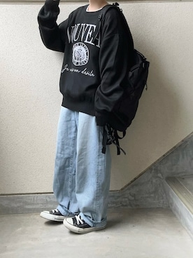 「Java（ジャバ）のアイテム」を使った、あやたさん（レディース・152cm）の秋コーディネート