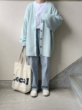 「ANGIE（アンジー）のアイテム」を使った、あやたさん（レディース・152cm）の冬コーディネート