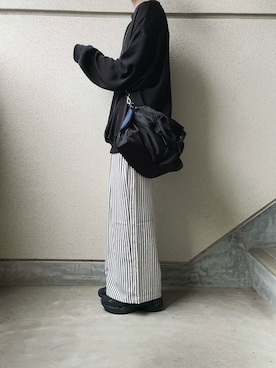 「BONLECILL（ボンルシール）のアイテム」を使った、あやたさん（レディース・152cm）の春コーディネート