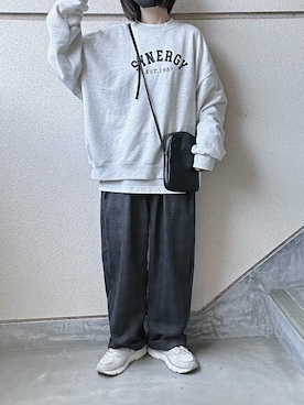 「NEW BALANCE（ニューバランス）の<New Balance (ニューバランス)>ML408 スニーカー（スニーカー）」を使った、あやたさん（レディース・152cm）の秋コーディネート