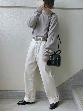 「notch.」｜「アイテム（ローファー）」を使った、あやたさん（レディース・152cm）の夏コーディネート
