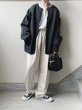 「Like Us（ライクアス）のアイテム」を使った、あやたさん（レディース・152cm）の冬コーディネート