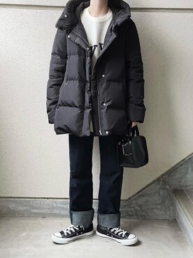 あやたさん(レディース・152cm)の冬コーディネート