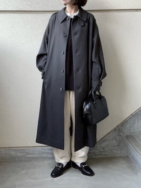 「MACKINTOSH PHILOSOPHY（ﾏｯｷﾝﾄｯｼｭ ﾌｨﾛｿﾌｨｰ）のアイテム（その他アウター）」を使った、あやたさん（レディース・152cm）の冬コーディネート