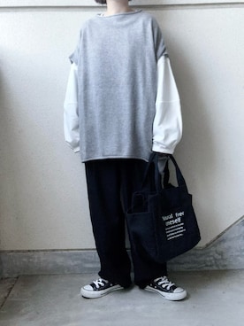 「shopnikoniko」｜あやたさん（レディース・152cm）の冬コーディネート