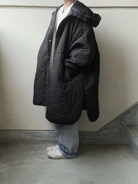 「アイテム（その他アウター）」を使った、あやたさん（レディース・152cm）の冬コーディネート