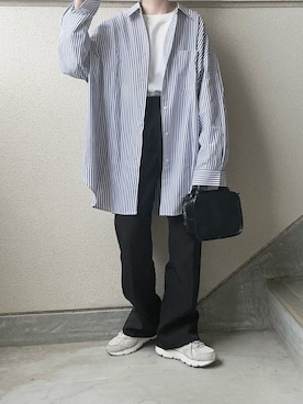 「NEW BALANCE（ニューバランス）の<New Balance (ニューバランス)>ML408 スニーカー（スニーカー）」を使った、あやたさん（レディース・152cm）の冬コーディネート