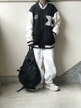 「Starting Over（スターティングオーバー）のアイテム（スウェット）」を使った、あやたさん（レディース・152cm）の秋コーディネート