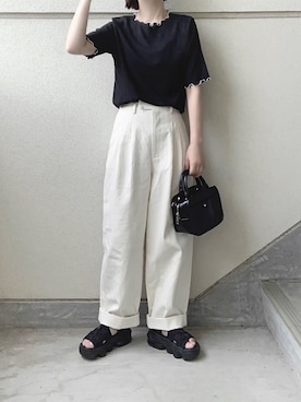 「classicalelf（クラシカルエルフ）のアイテム（トップス）」を使った、あやたさん（レディース・152cm）の夏コーディネート