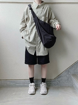 「NEW BALANCE（ニューバランス）の<New Balance (ニューバランス)>ML408 スニーカー（スニーカー）」を使った、あやたさん（レディース・152cm）の秋コーディネート