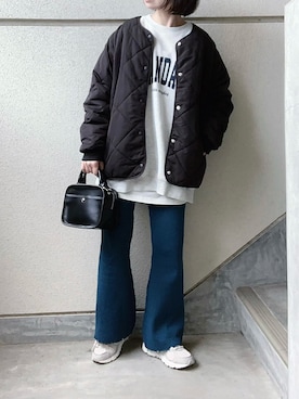 「ITEMS URBANRESEARCH（アイテムズ アーバンリサーチ）のアイテム（その他アウター）」を使った、あやたさん（レディース・152cm）の冬コーディネート
