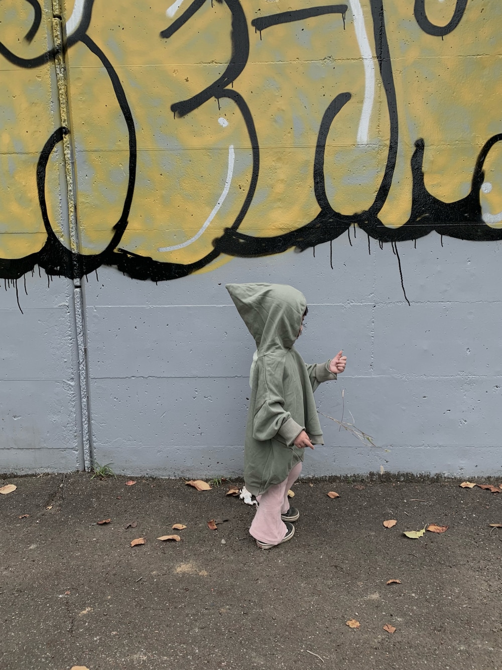 「キッズコーデ、キッズファッション、おんなのこ、女の子コーデ、秋コーデ、カジュアル、パーカー、VANS、シンプルコーデ、2歳」｜「TWINCOLLECTIVEのアイテム（パンツ、ピンク系）」を使った、yukiさん（レディース・154cm）の秋コーディネートの1枚目の写真