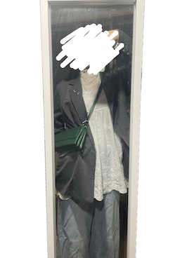 「アイテム（シャツワンピース）」を使った、こめこさん（レディース・164cm）の秋コーディネート