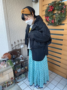 「Three Four Time（ｽﾘｰﾌｫｰﾀｲﾑ）のアイテム」を使った、chiruさん（レディース・165cm）の冬コーディネート