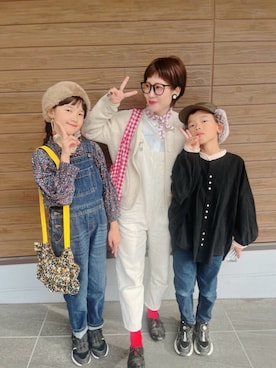 「アイテム（ジャケット/アウター）」を使った、yuriaさん（キッズ・110cm・10代）の冬コーディネート