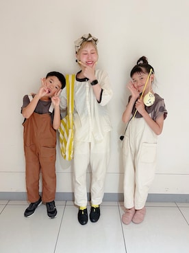 「アイテム（シャツ/ブラウス）」を使った、yuriaさん（キッズ・110cm・10代）の夏コーディネート
