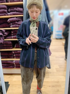 「アイテム（パンツ）」を使った、yuriaさん（キッズ・110cm・10代）の冬コーディネート