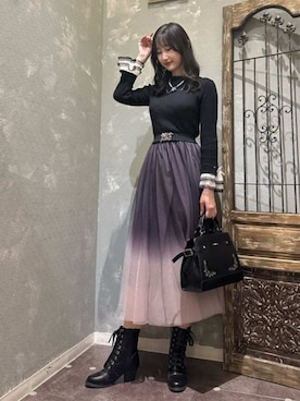 axes femmeさん(レディース・168cm)の冬コーディネート