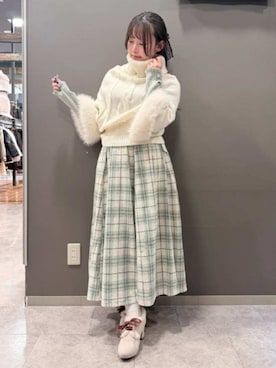 axes femmeさん（レディース・155cm）の冬コーディネート