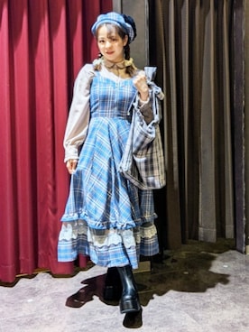 「axes femme（アクシーズファム）のアイテム（ハンチング/ベレー帽）」を使った、axes femmeさん（レディース・158cm）の春コーディネート