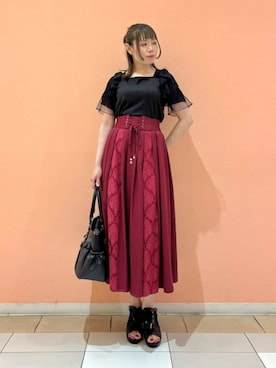 axes femmeさん（レディース・165cm）の夏コーディネート
