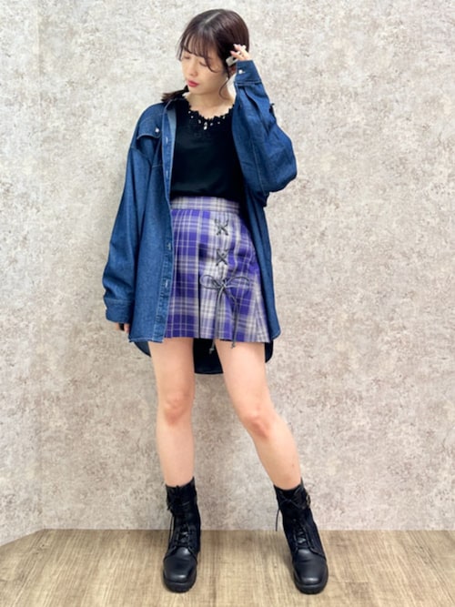 axes femme シャツ、スカートセット レディース服・レディースファッションならアクシーズファム公式通販