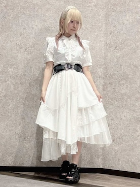 「axes femme（アクシーズファム）のアイテム（サンダル）」を使った、axes femmeさん（レディース・153cm）の夏コーディネート