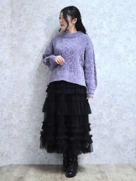 axes femmeさん（レディース・156cm）の冬コーディネート