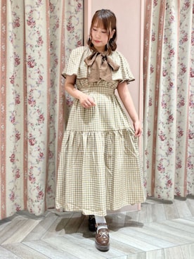 「axes femme POETIQUE（アクシーズファムポエティック）のアイテム（ローファー）」を使った、axes femmeさん（レディース・153cm）の秋コーディネート