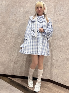 「axes femme POETIQUE（アクシーズファムポエティック）のアイテム（パンプス）」を使った、axes femmeさん（レディース・153cm）の春コーディネート