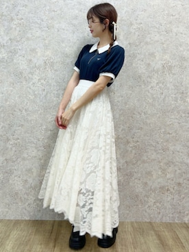 「アイテム（パンプス）」を使った、axes femmeさん（レディース・161cm）の夏コーディネート