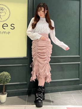 axes femmeさん（レディース・160cm）の冬コーディネート