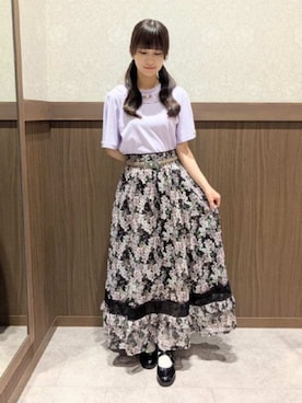 「アイテム（パンプス）」を使った、axes femmeさん（レディース・150cm）の夏コーディネート