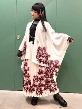 「アイテム（チャーム）」を使った、axes femmeさん（レディース・152cm）の秋コーディネート